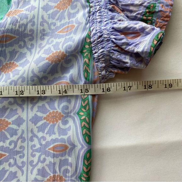 Buddha Sayulita Mint/ Purple Weekend Getaway Jumpsuit Size Medium - Picture 14 of 16